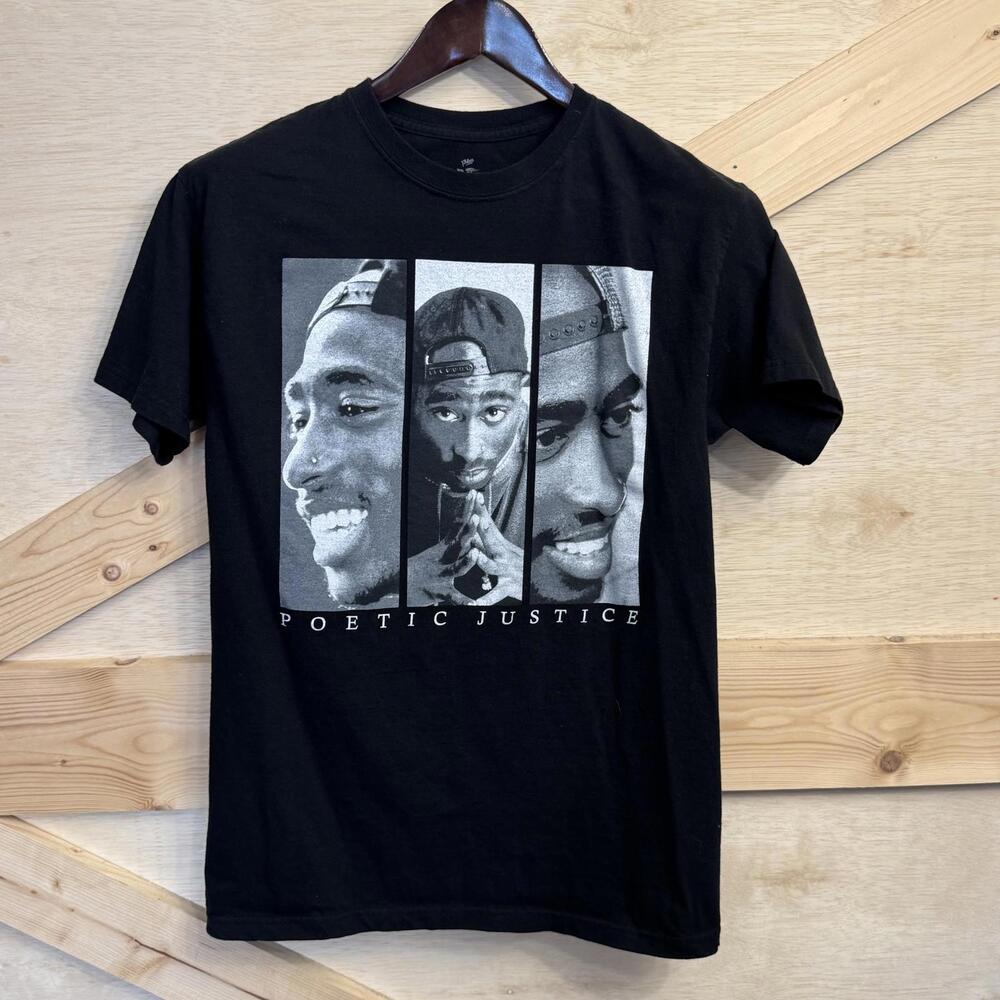 Poetic Justice Shirts Mens Medium Tupac Shakur Rapper Music Hip Hop